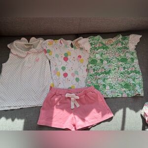 Beaufort Bonnet Company Shirts and Pink Short Set-2T